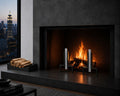 Stapleton - Polished Nickel \ Matte Black, shown in a room setting