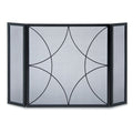 Forged Diamond Tri Panel Screen - Black