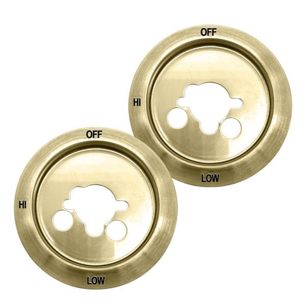 XO Appliance Gold Bezel Kit for Burners and Accessories