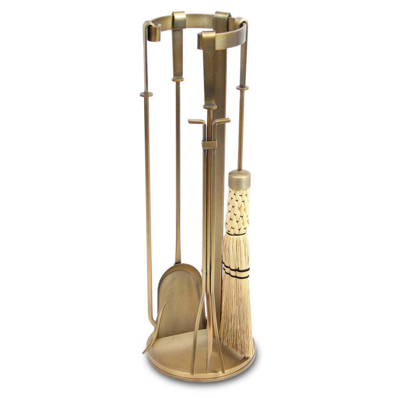 Mid Century Brass Tool Set - Burnished Brass