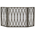 Addison Folding Fireplace Screen - Burnished Bronze