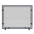 Sinclair Single-Panel Fireplace Screen - Matte Black