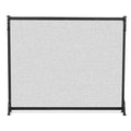 Craftsman Single-Panel Fireplace Screen - Matte Black