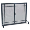 Gatley Door Fireplace Screen With Doors - Matte Black