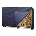 Outdoor Wood Rack Cover LG - Black