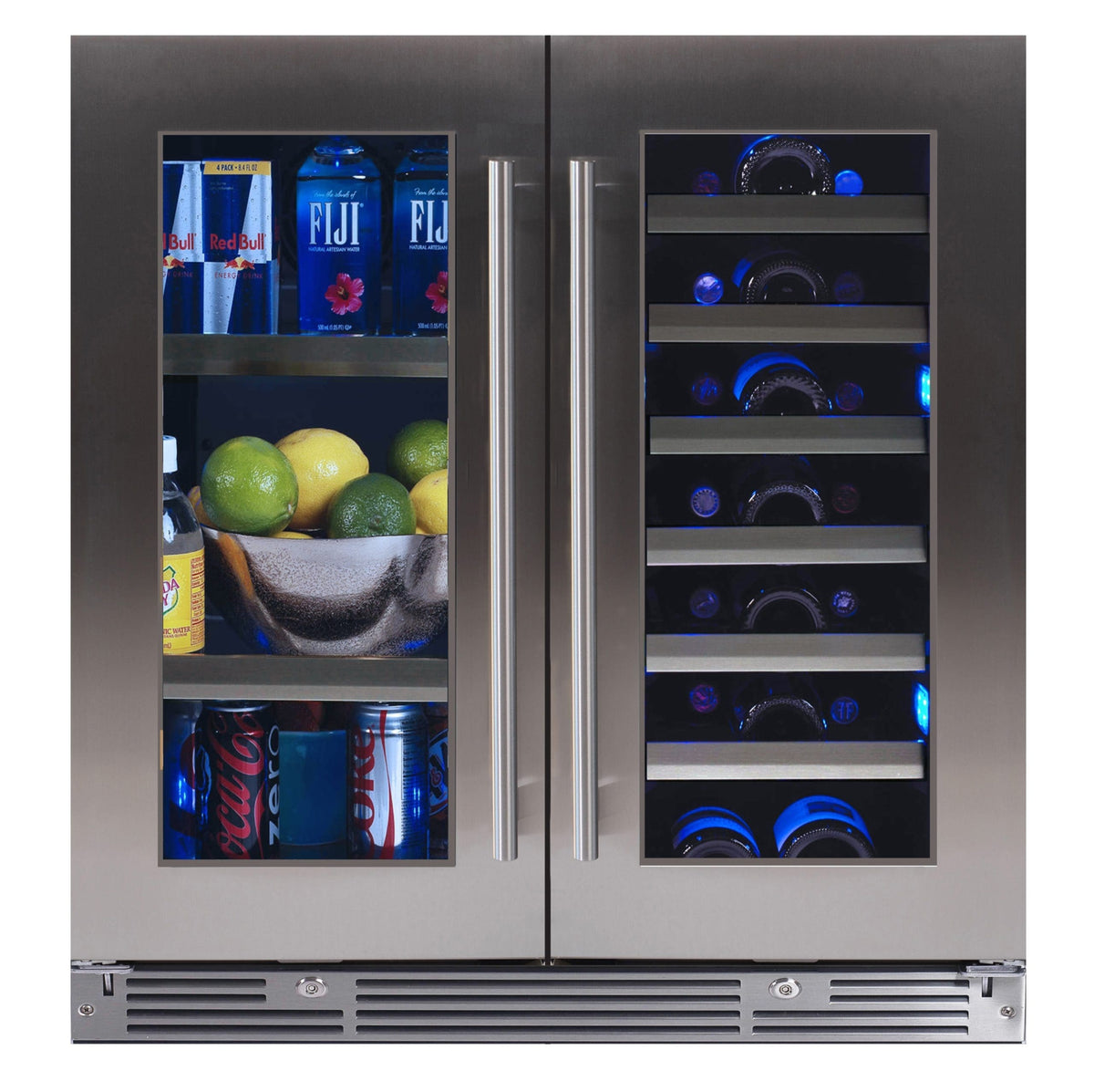 XO Appliance 30" Beverage/Wine Double Door (XO-XOU30BWDDGS)