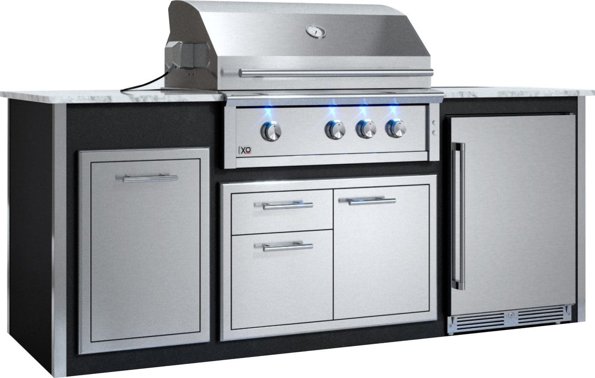 XO Appliance Factory Assembled Outdoor Designer Island (XO-XOGOK36V1BL)