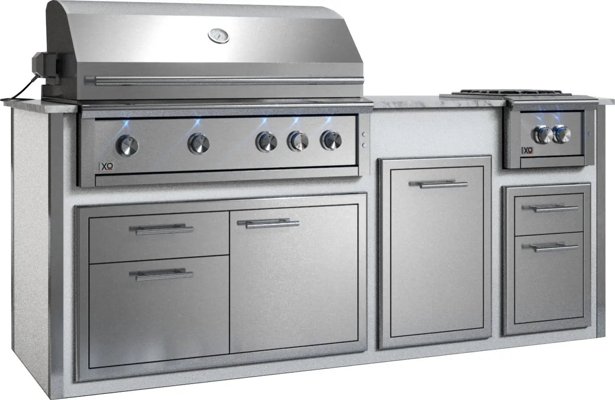 XO Appliance Factory Assembled Outdoor Designer Island (XO-XOGOK42V1WH) – view 2