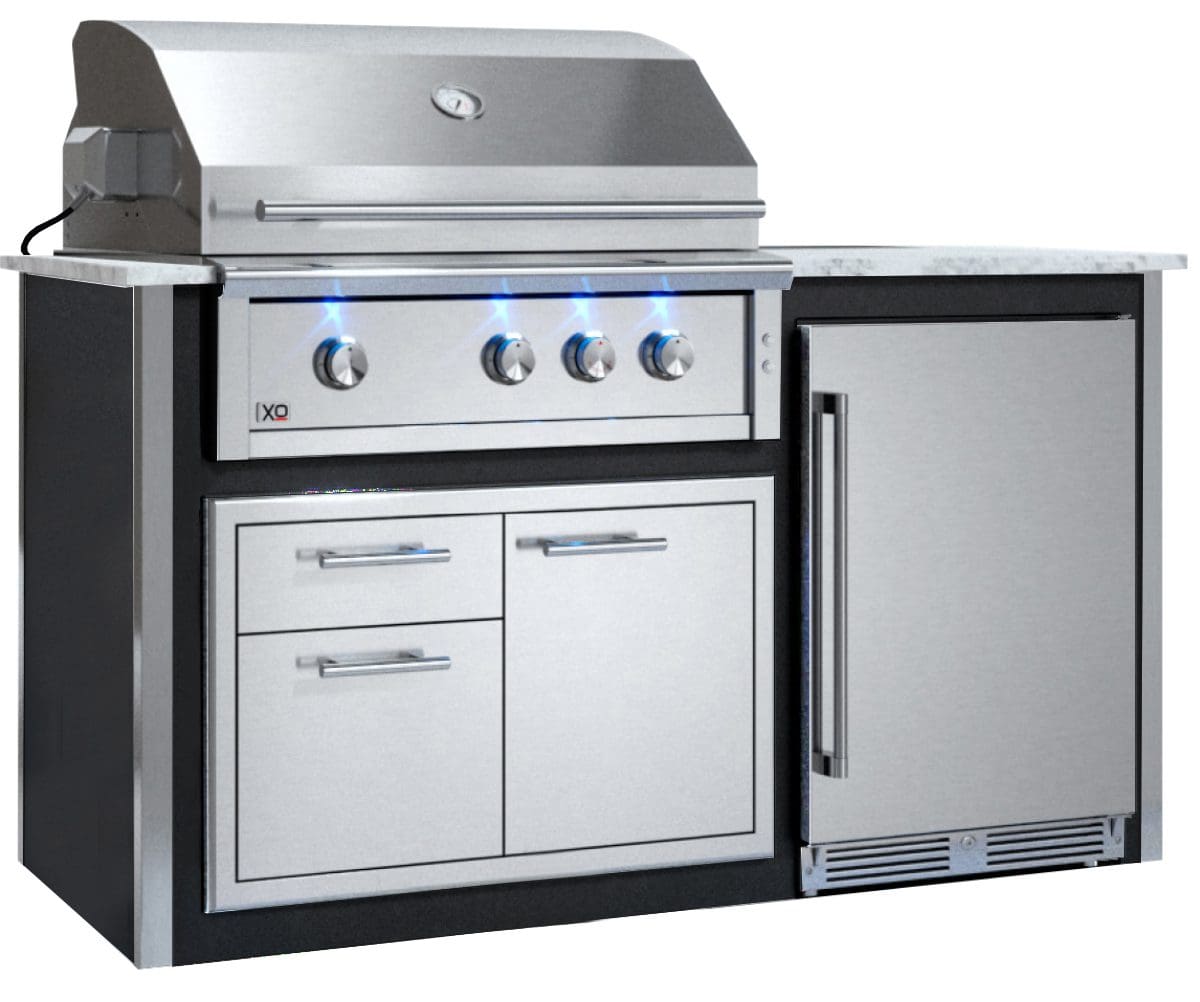 XO Appliance Factory Assembled Outdoor Designer Island (XO-XOGOK36V2BL)