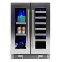 XO Appliance 24 in Beverage/Wine Double Door