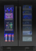 XO Appliance 24" Beverage/Wine Double Door (XO-XOU24BWDDGBS)