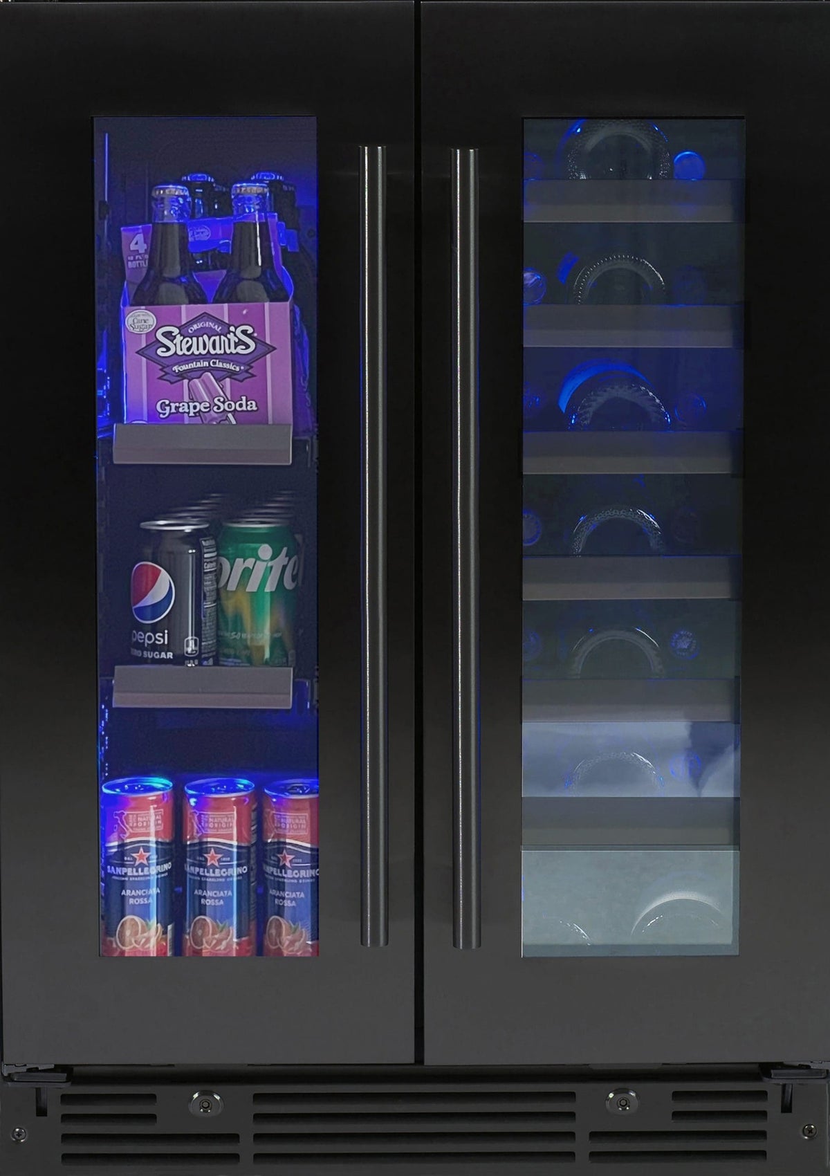 XO Appliance 24" Beverage/Wine Double Door (XO-XOU24BWDDGBS)