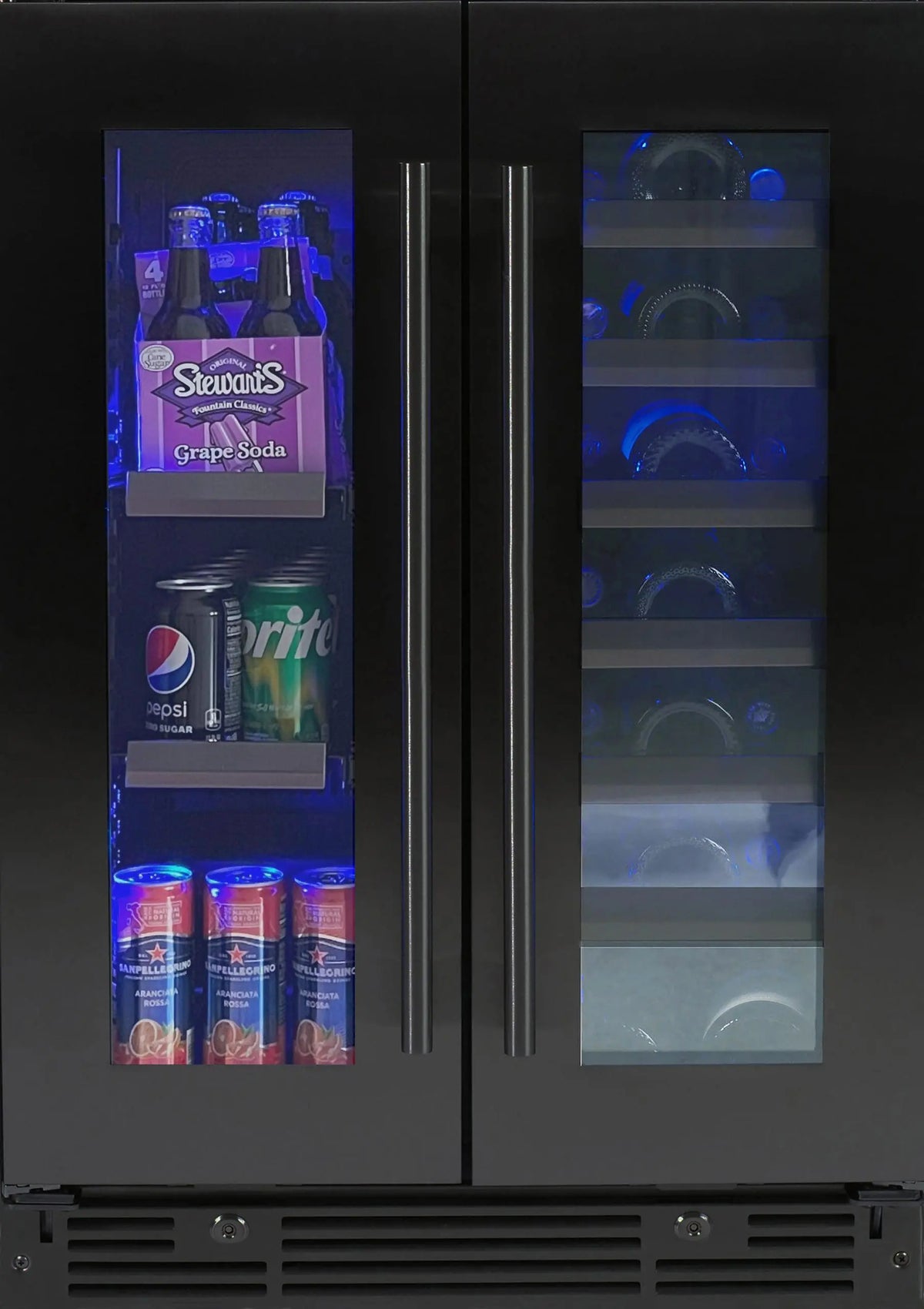 XO Appliance 24" Beverage/Wine Double Door (XO-XOU24BWDDGBS) – view 2